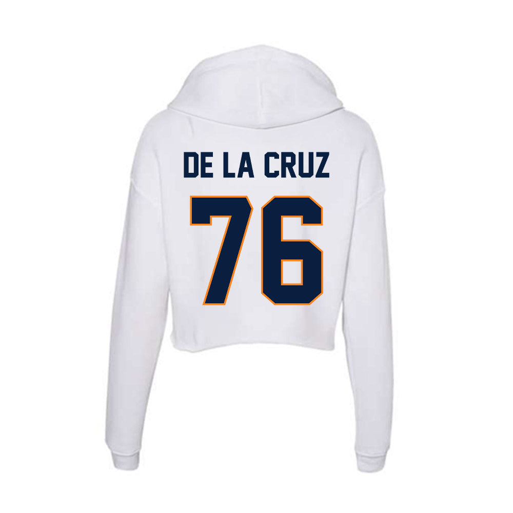 UTEP - NCAA Football : Diego De La Cruz - Women's Crop Fleece Hoodie-1
