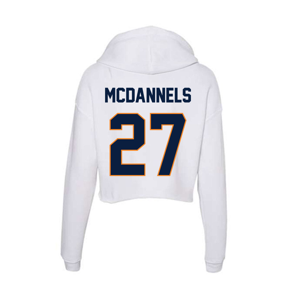 UTEP - NCAA Women's Soccer : Zeta McDannels - Women's Crop Fleece Hoodie-1