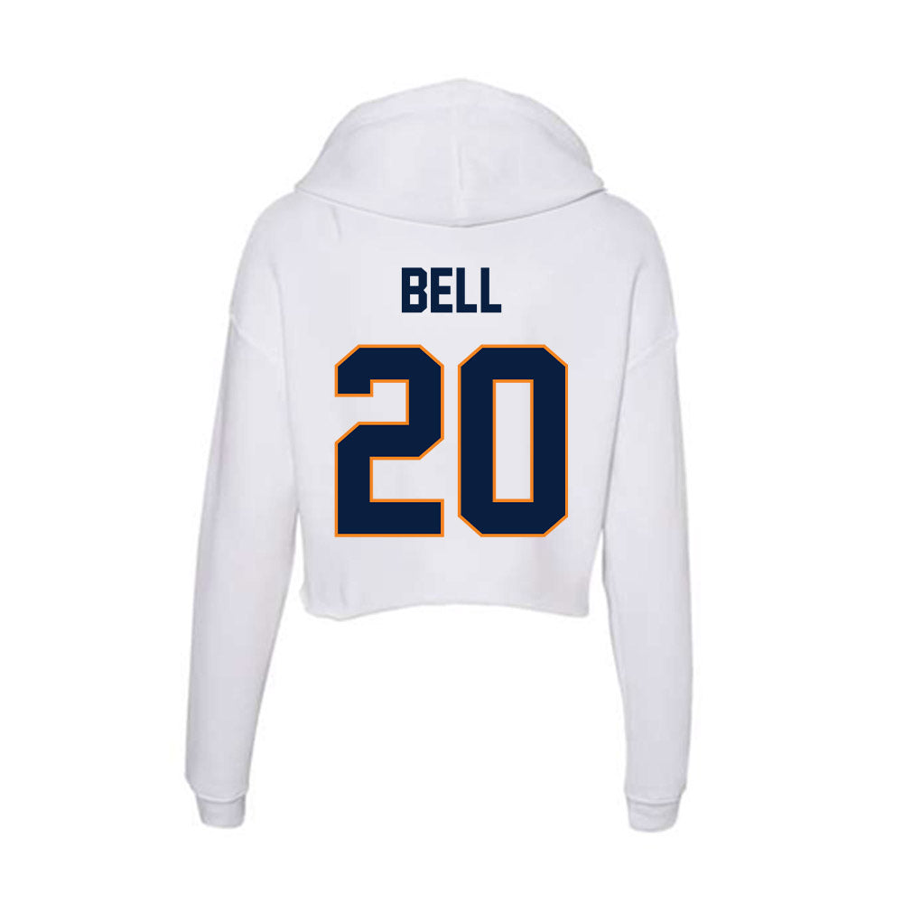 UTEP - NCAA Football : Josh Bell - Women's Crop Fleece Hoodie-1