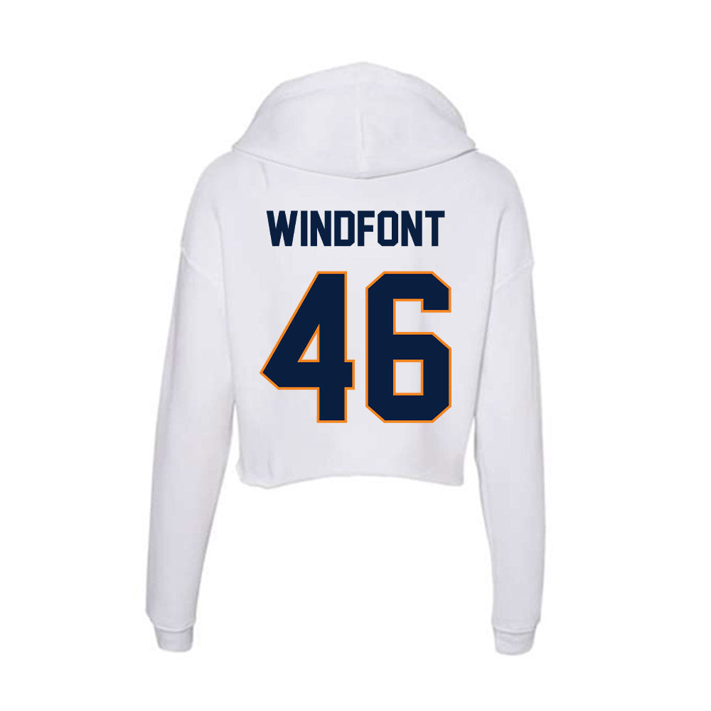 UTEP - NCAA Football : Copelin Windfont - Women's Crop Fleece Hoodie-1