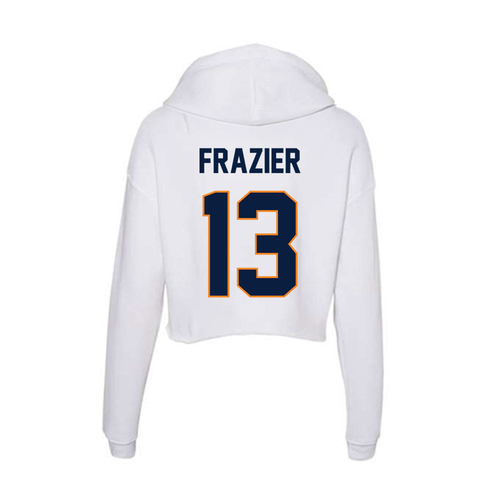 UTEP - NCAA Men's Basketball : Otis Frazier - Women's Crop Fleece Hoodie-1