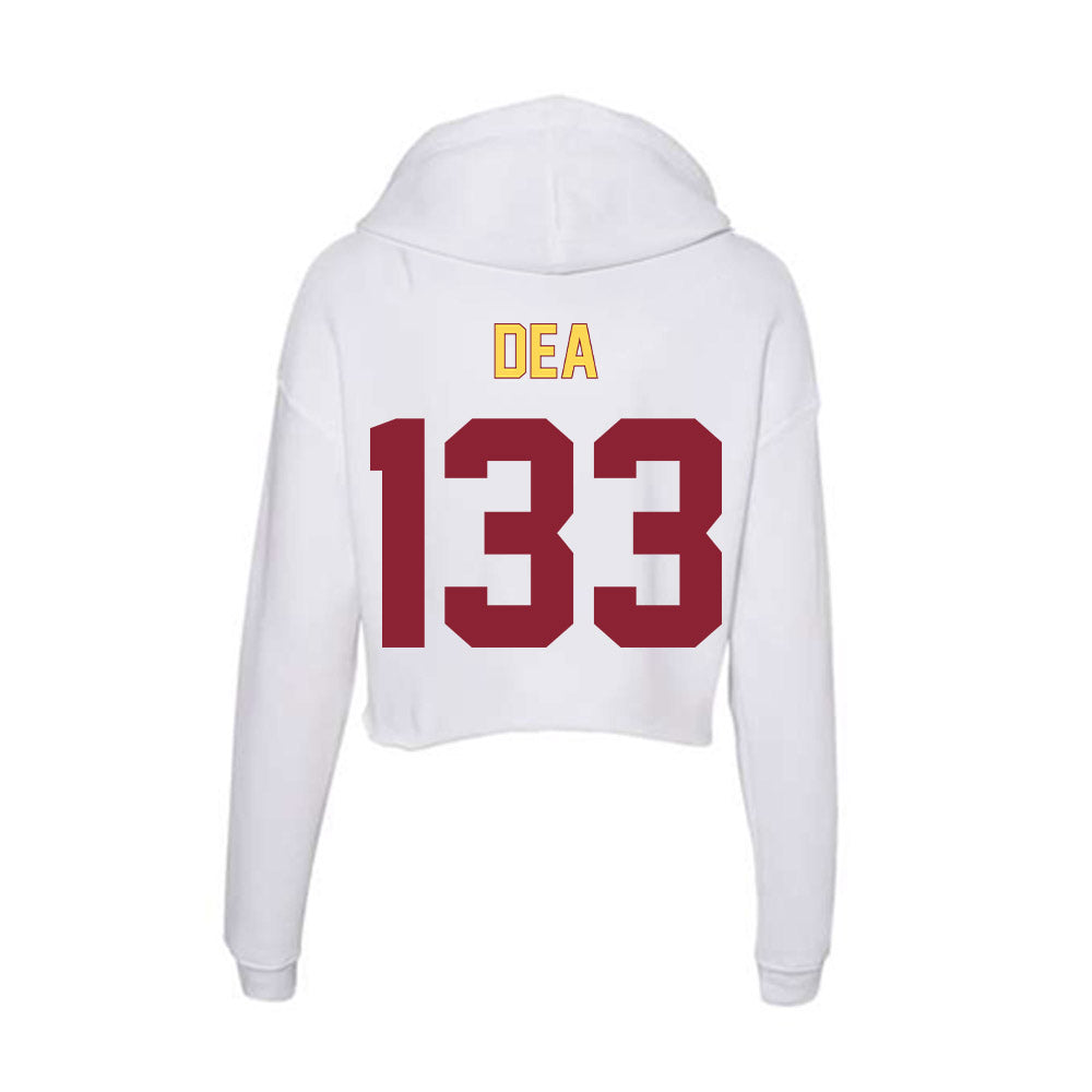 NSU - NCAA Wrestling : Harrison Dea - Women's Crop Fleece Hoodie-1