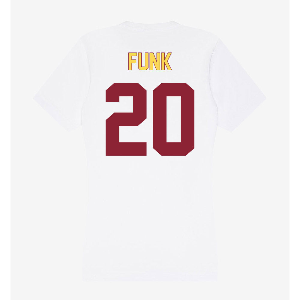 NSU - NCAA Women's Soccer : Savannah Funk - Women's V-Neck T-Shirt-1
