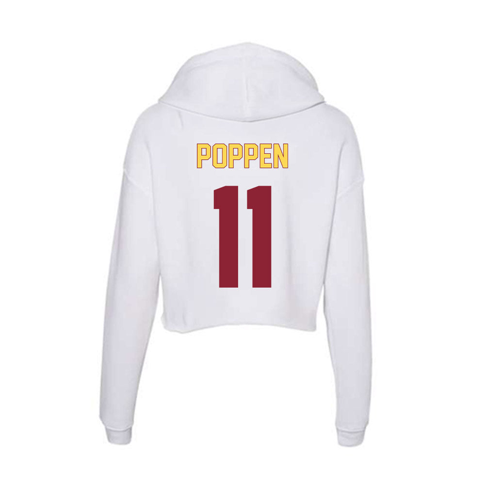 NSU - NCAA Women's Soccer : Kailyn Poppen - Women's Crop Fleece Hoodie-1