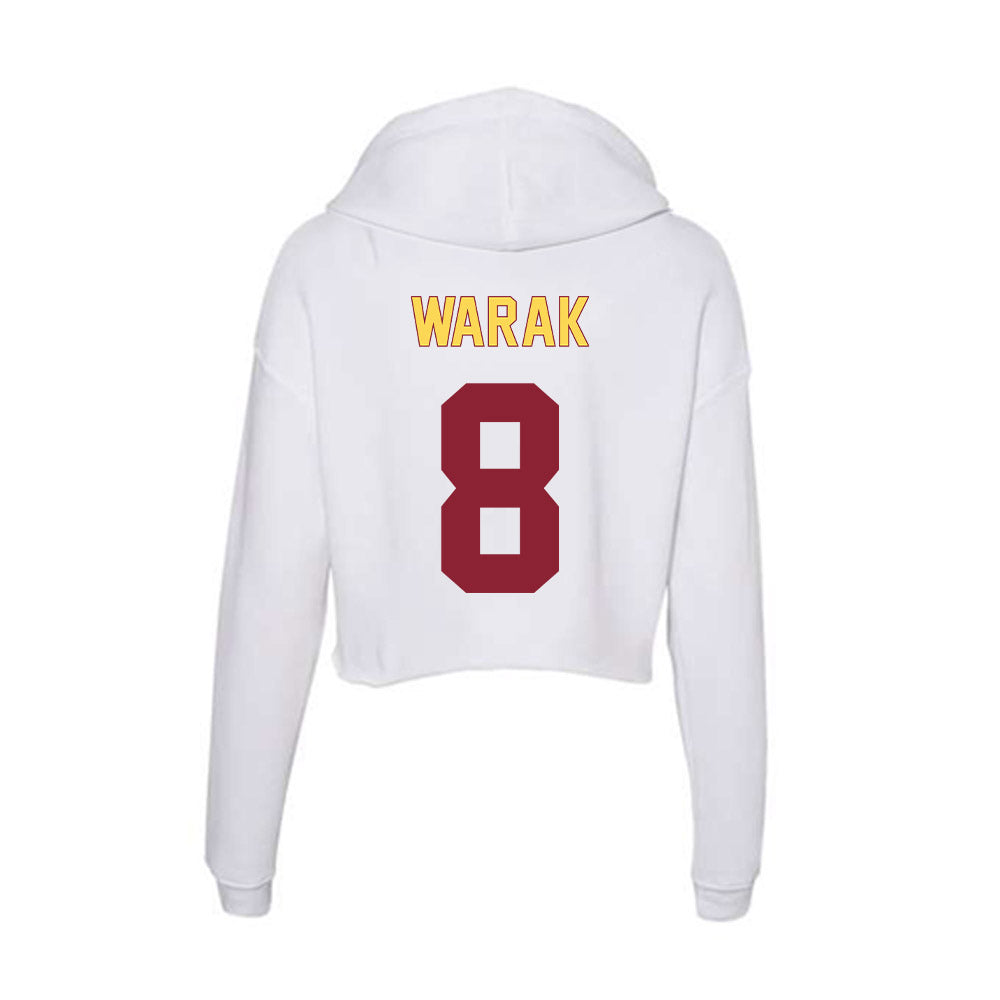 NSU - NCAA Softball : Shayla Warak - Women's Crop Fleece Hoodie-1