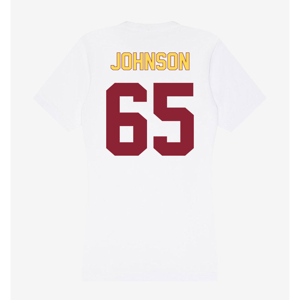 NSU - NCAA Football : Paden Johnson - Women's V-Neck T-Shirt-1