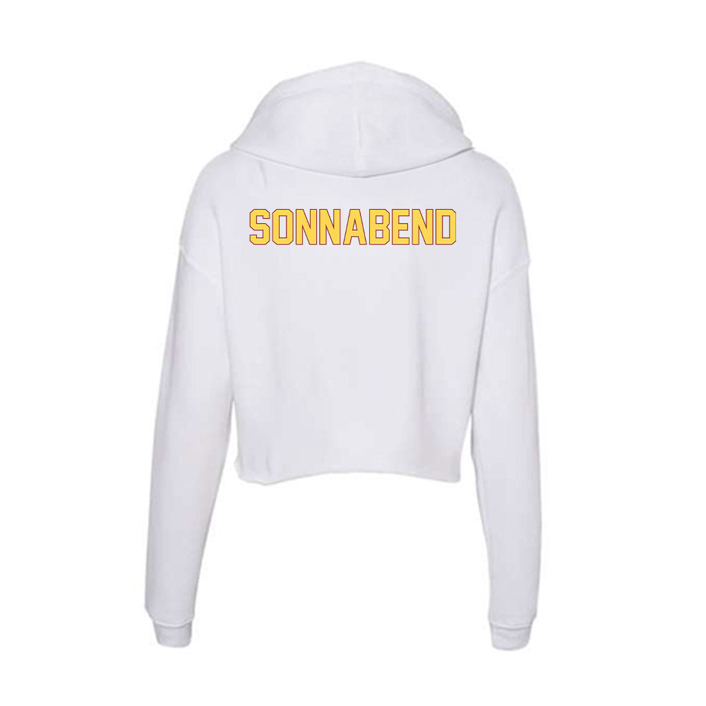 NSU - NCAA Women's Swimming & Diving : Hilary Sonnabend - Women's Crop Fleece Hoodie-1