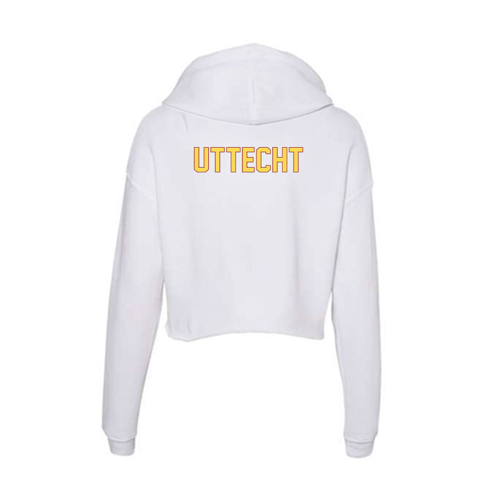 NSU - NCAA Women's Track & Field : Kendal Uttecht - Women's Crop Fleece Hooded Sweatshirt-1
