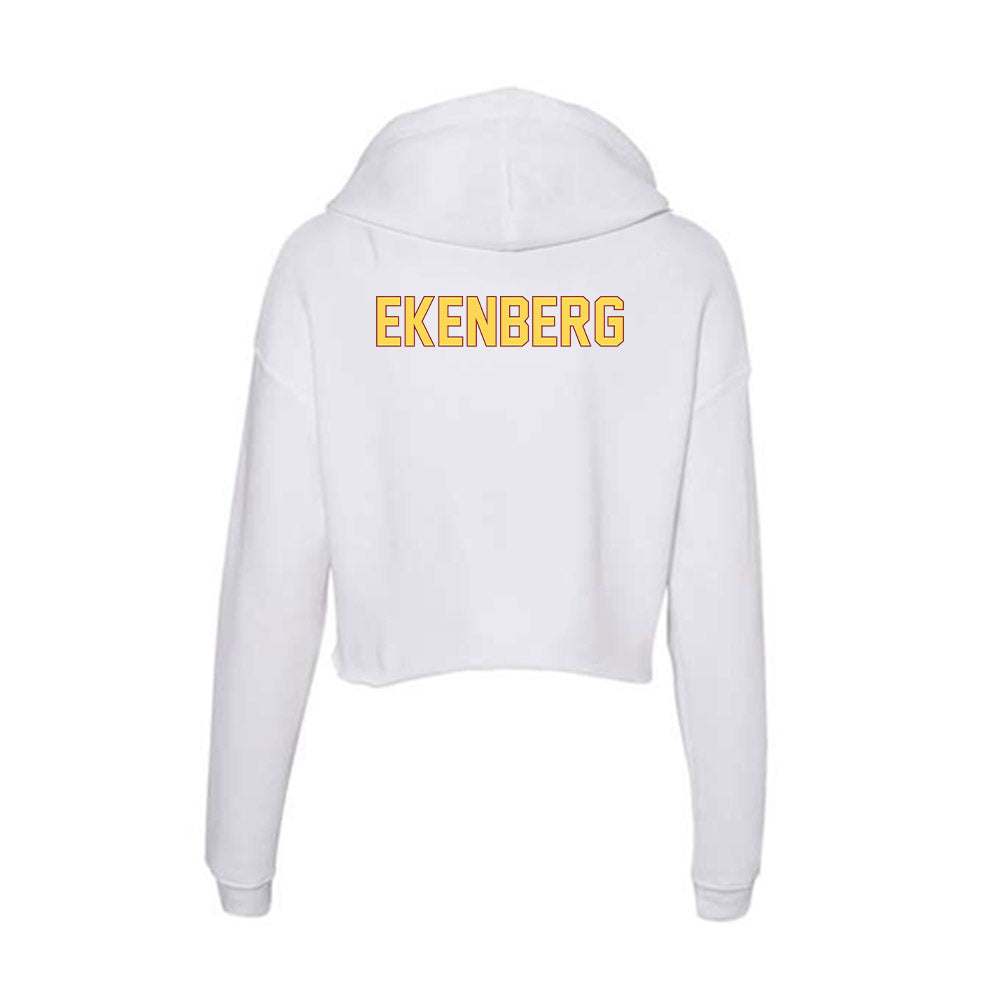 NSU - NCAA Women's Cross Country : Breck Ekenberg - Women's Crop Fleece Hoodie-1