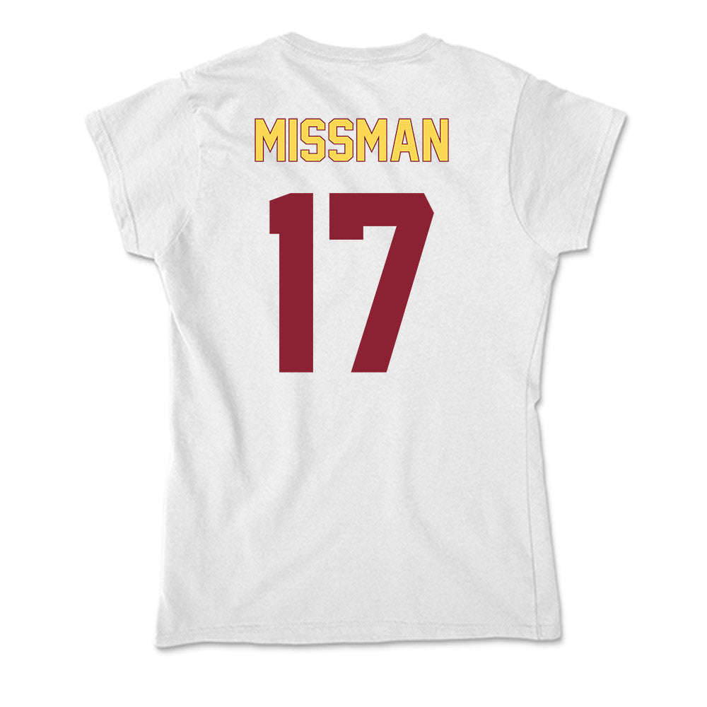 NSU - NCAA Women's Soccer : Abby Missman - Soft Style Women’s T-Shirt-1
