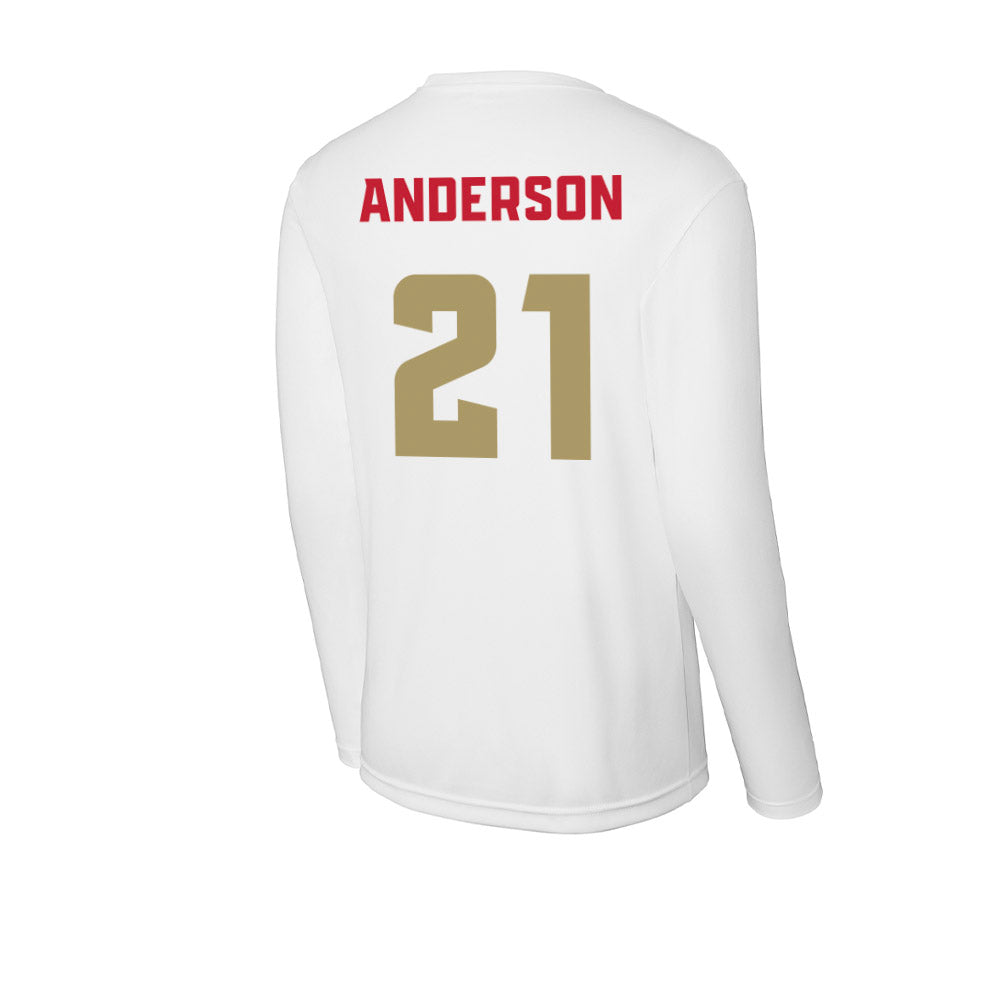 DU - NCAA Men's Ice Hockey : Kent Anderson - Activewear Long Sleeve T-Shirt-1