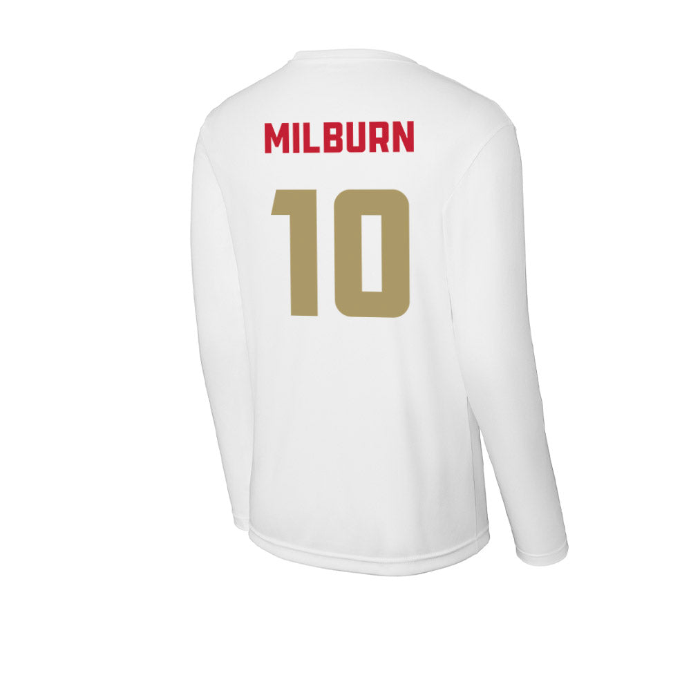 DU - NCAA Men's Ice Hockey : Brady Milburn - Activewear Long Sleeve T-Shirt-1