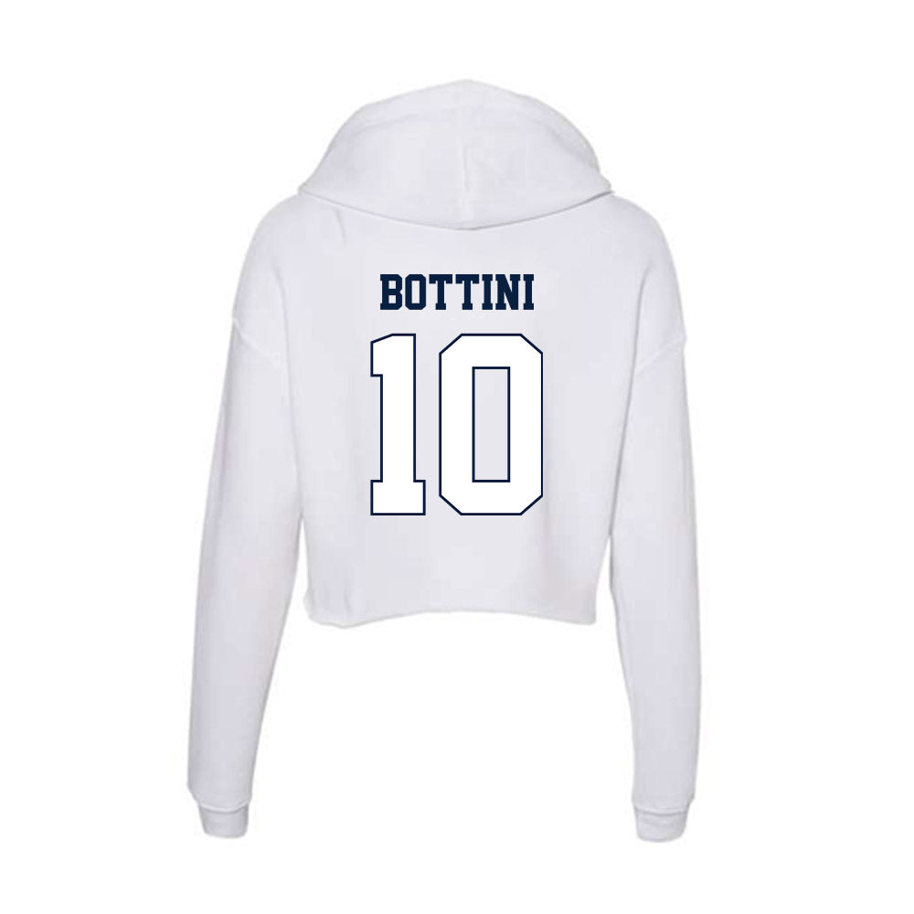 Monmouth - NCAA Men's Soccer : Jasen Bottini - Women's Crop Fleece Hooded Sweatshirt-1