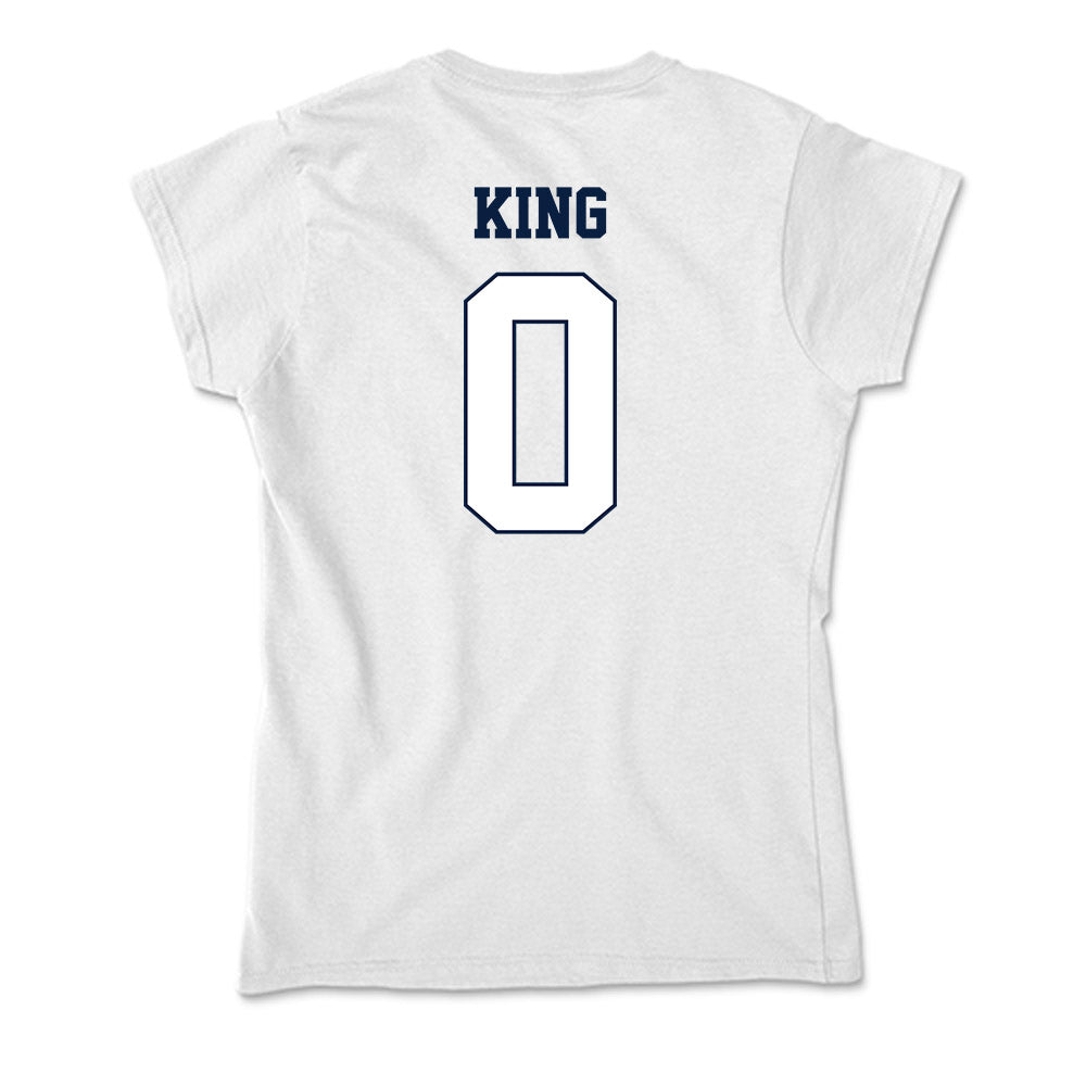 Monmouth - NCAA Football : Luke King - Soft Style Women’s T-Shirt-1