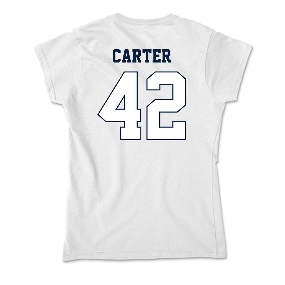 Monmouth - NCAA Football : Nolan Carter - Soft Style Women’s T-Shirt-1
