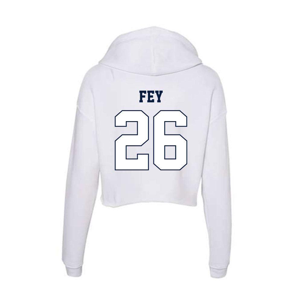 Monmouth - NCAA Football : Donovan Fey - Women's Crop Fleece Hoodie-1