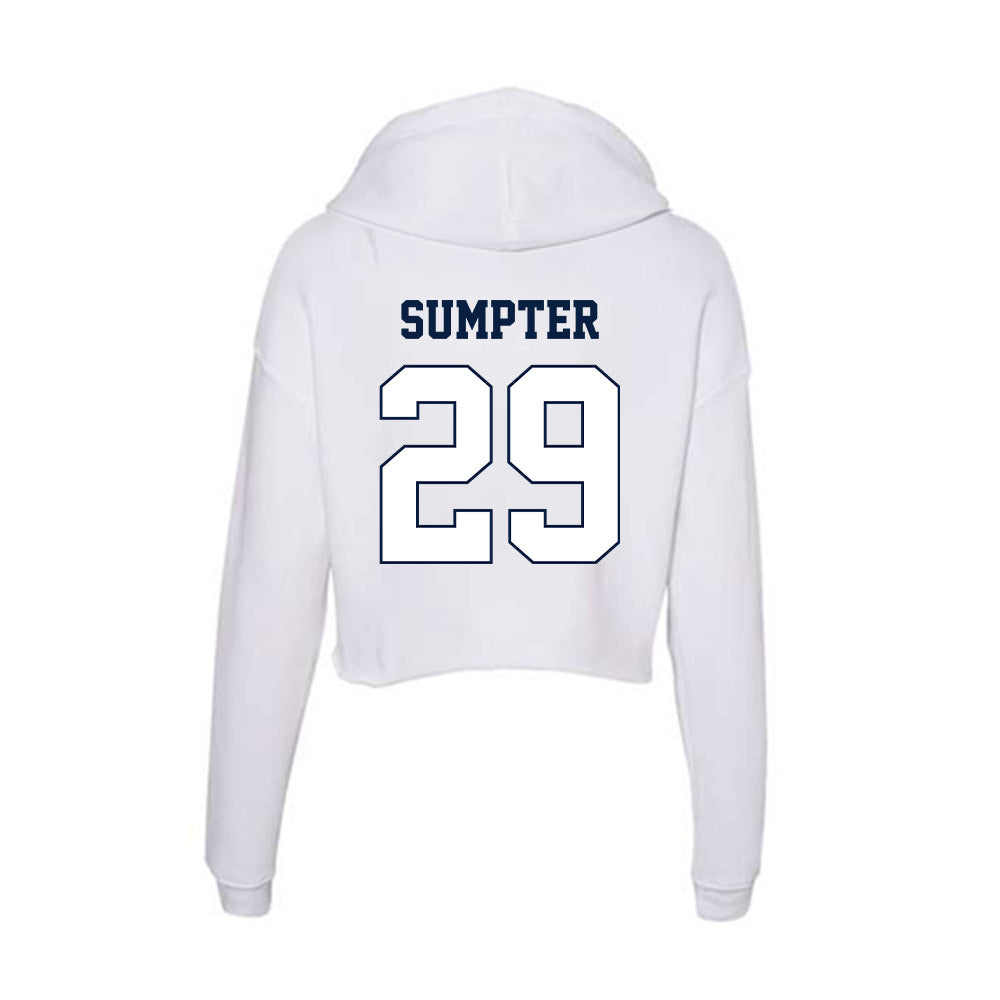 Monmouth - NCAA Softball : Carah Sumpter - Women's Crop Fleece Hoodie-1