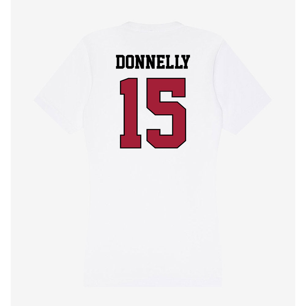 St. Joe's - NCAA Men's Soccer : Aidan Donnelly - Women's V-Neck T-Shirt-1