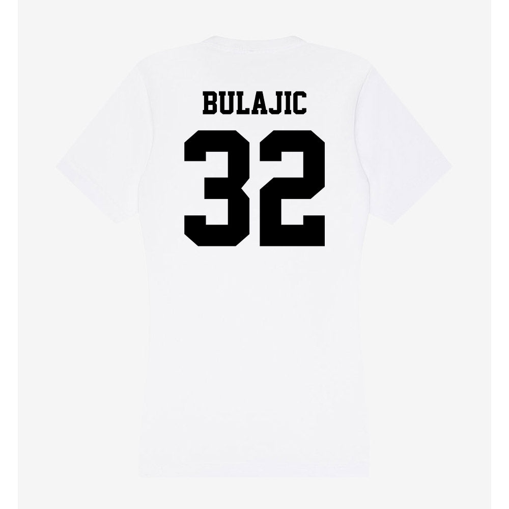 Lamar - NCAA Men's Basketball : Janko Bulajic - Women's V-Neck T-Shirt-1