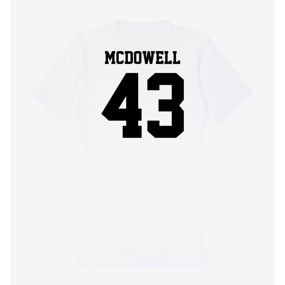 Lamar - NCAA Football : Ladamion Mcdowell - Women's V-Neck T-Shirt-1