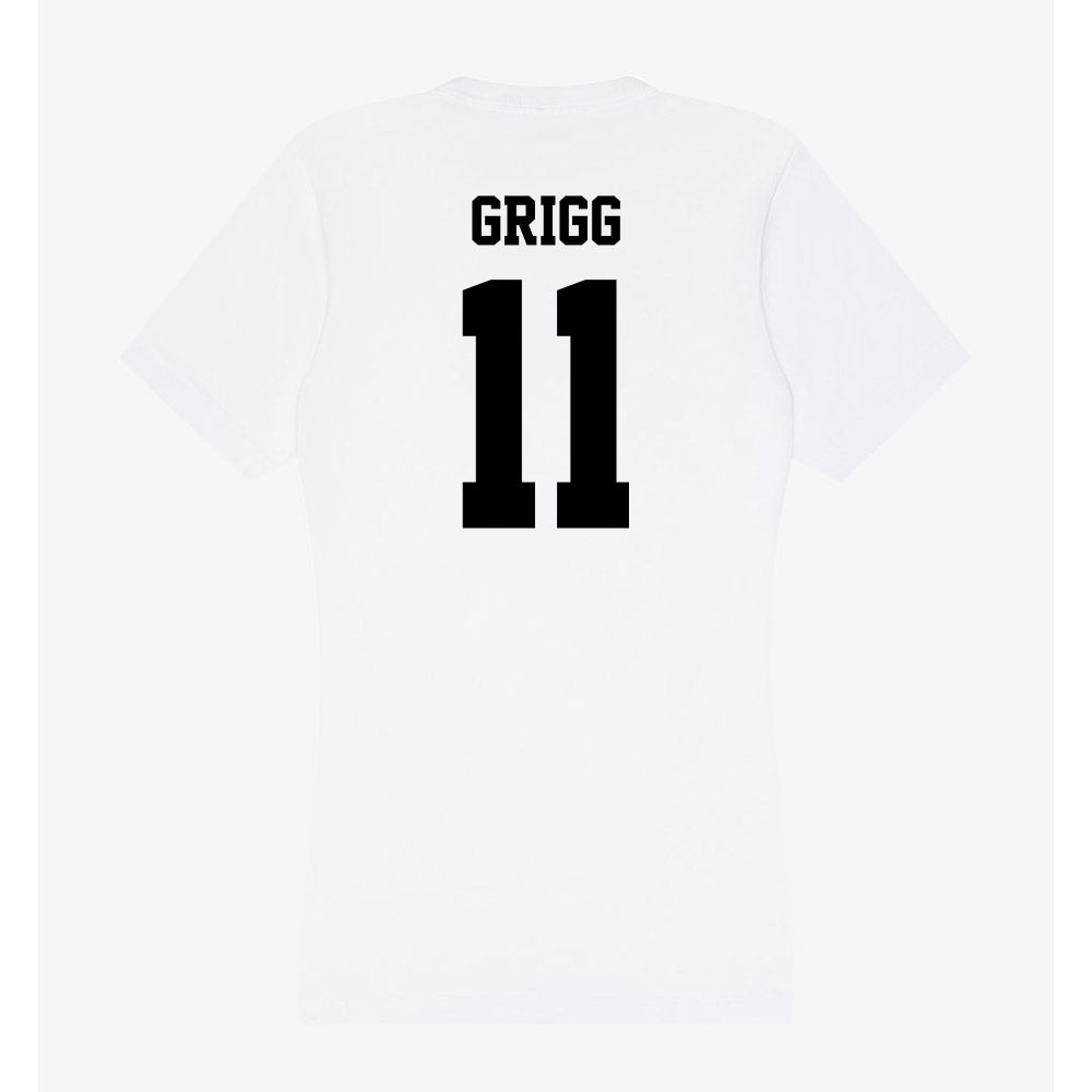 Lamar - NCAA Baseball : Landon Grigg - Women's V-Neck T-Shirt-1