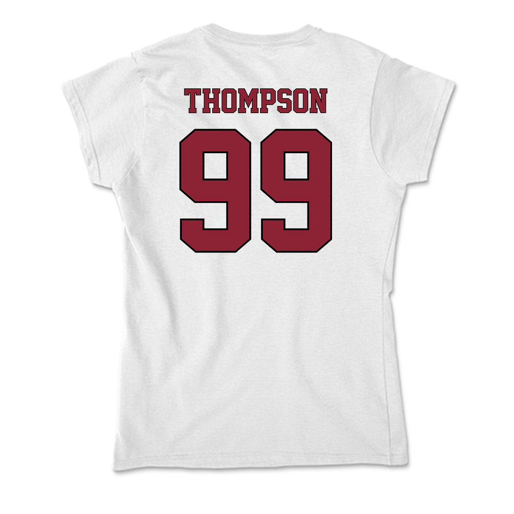 NCCU - NCAA Football : Khareem Thompson - Soft Style Women’s T-Shirt-1