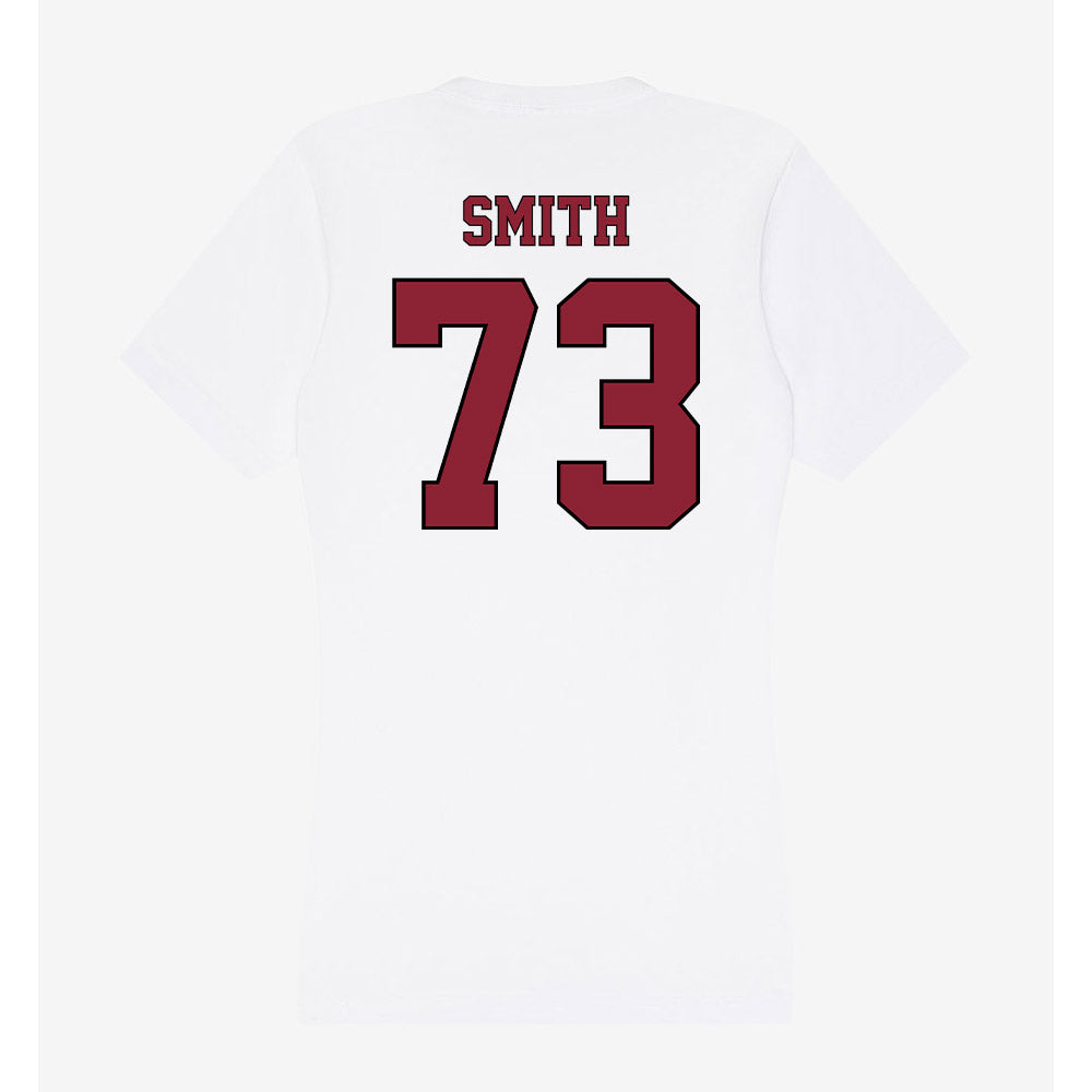 NCCU - NCAA Football : Marcus Smith - Women's V-Neck T-Shirt-1