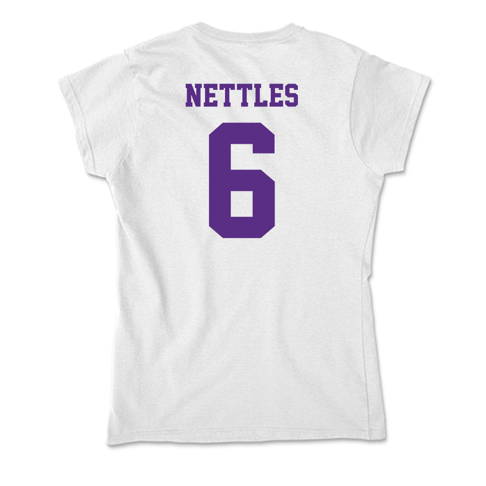 Furman - NCAA Football : CJ Nettles - Classic Shersey Soft Style Women’s T-Shirt-1