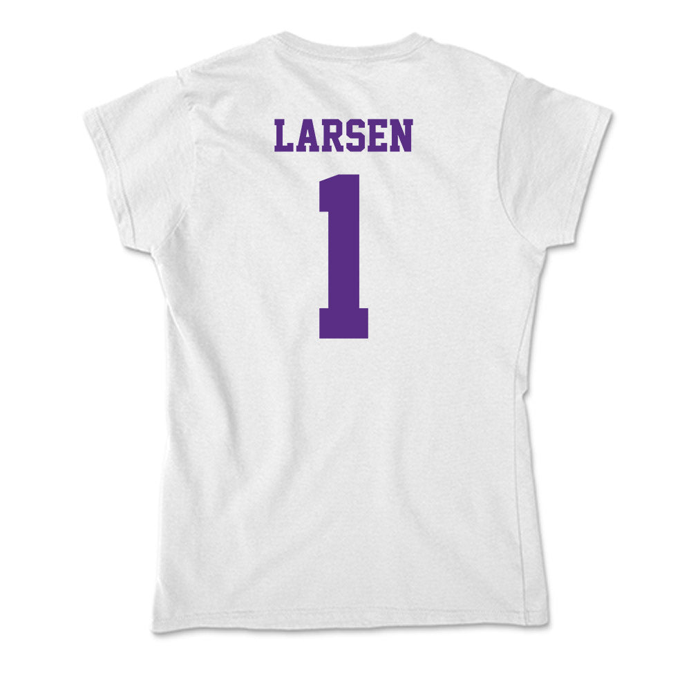 Furman - NCAA Women's Lacrosse : Cassie Larsen - Soft Style Women’s T-Shirt-1