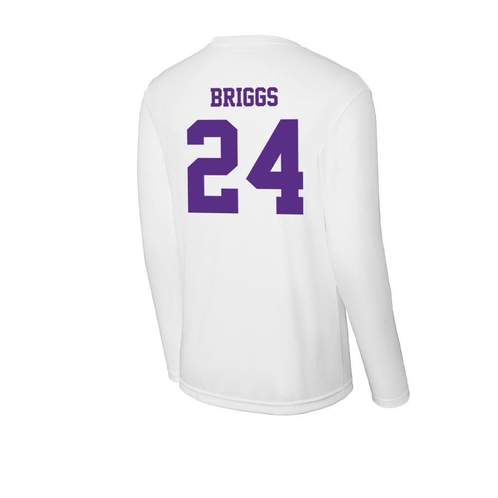 Furman - NCAA Women's Basketball : Emma Briggs - Classic Shersey Activewear Long Sleeve T-Shirt-1