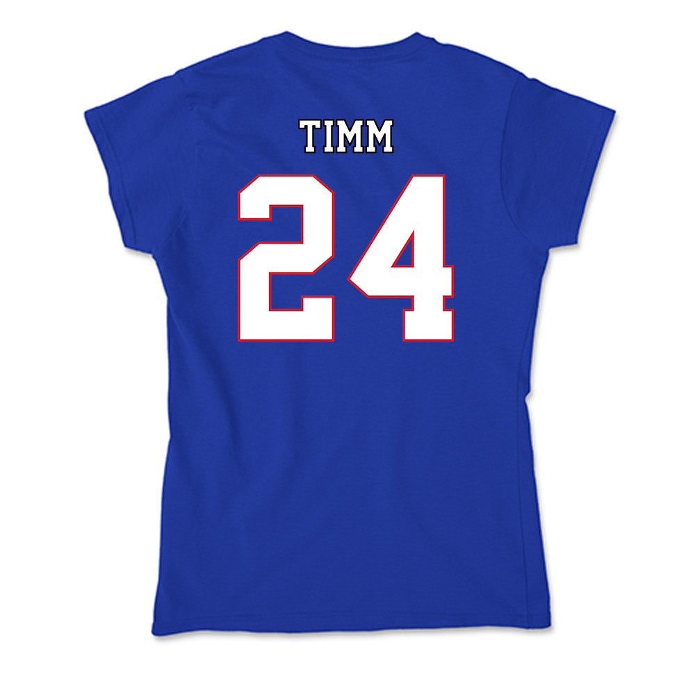 DePaul - NCAA Women's Basketball : Ally Timm - Classic Shersey Soft Style Women’s T-Shirt-1