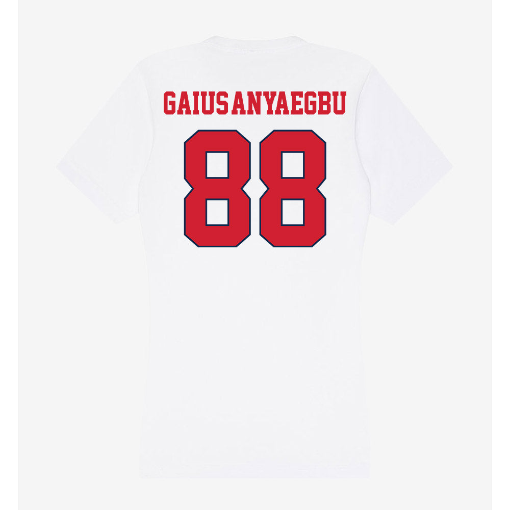 Fresno State - NCAA Football : Dallas Gaius-Anyaegbu - Women's V-Neck T-Shirt-1