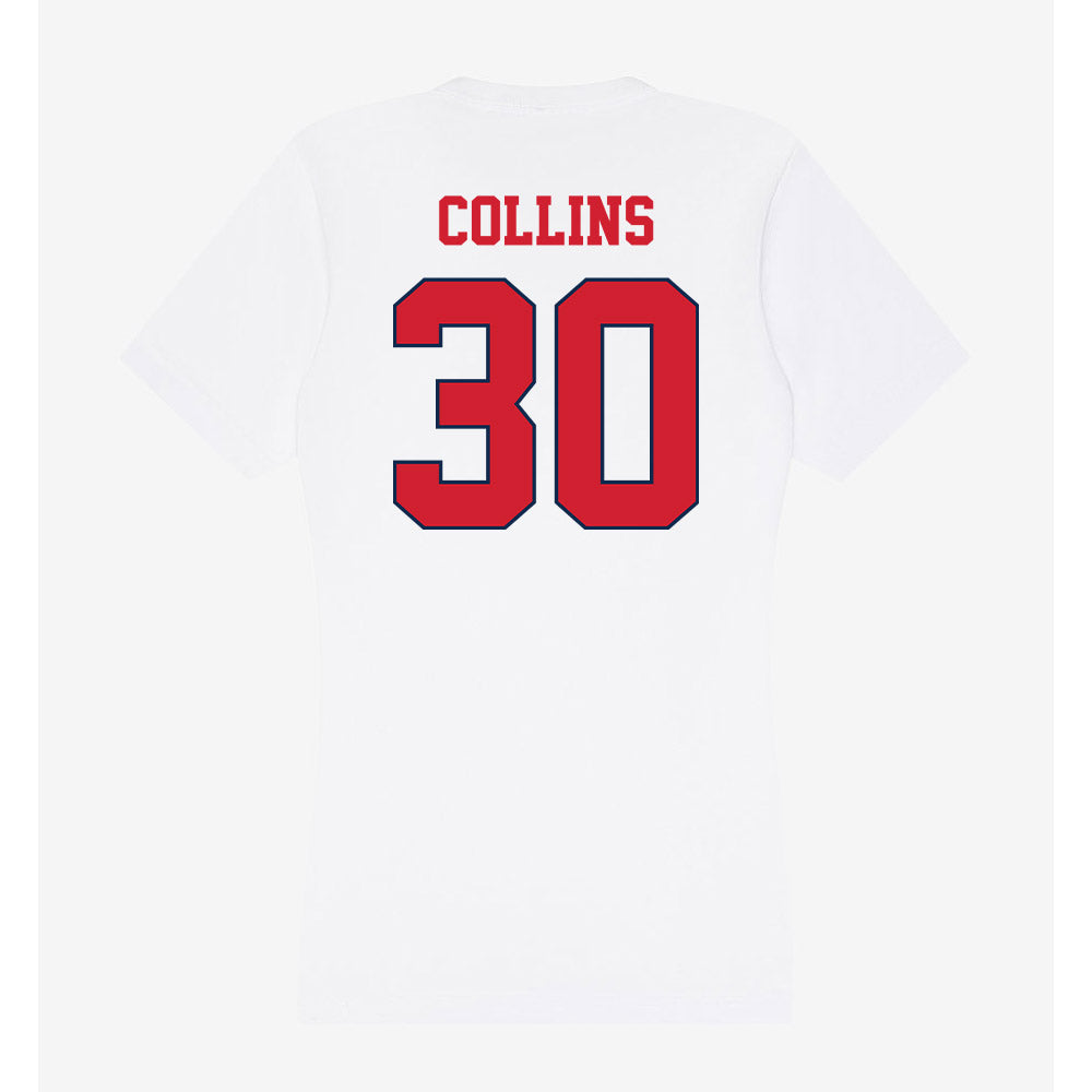 Fresno State - NCAA Baseball : Sky Collins - Women's V-Neck T-Shirt-1