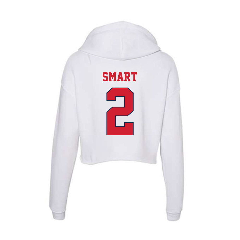 Fresno State - NCAA Women's Volleyball : Isabel Smart - Women's Crop Fleece Hooded Sweatshirt-1