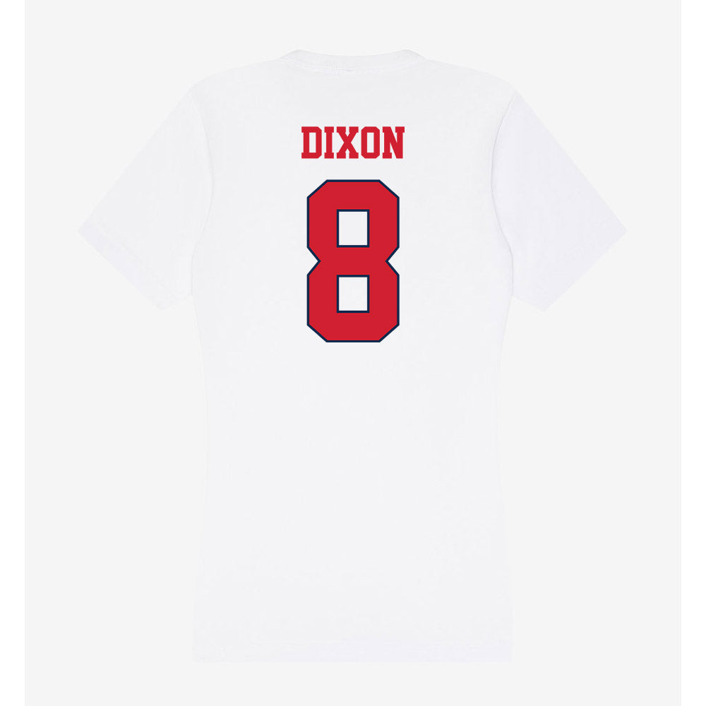 Fresno State - NCAA Softball : Leila Dixon - Women's V-Neck T-Shirt-1