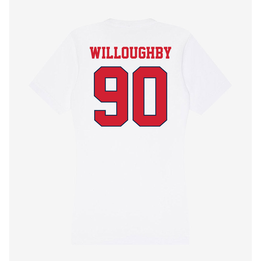Fresno State - NCAA Football : Cooper Willoughby - Women's V-Neck T-Shirt-1