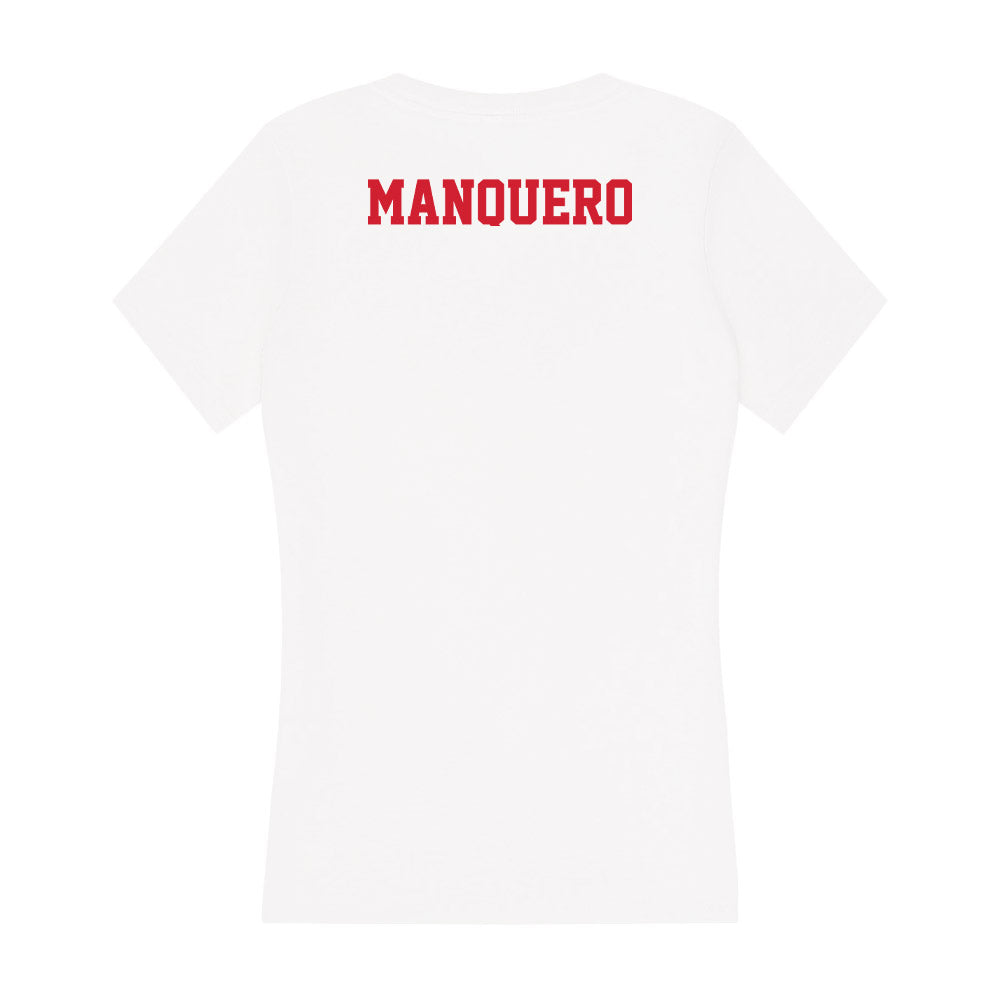 Fresno State - Dance Team : Angelina Manquero - Women's V-Neck T-Shirt-1