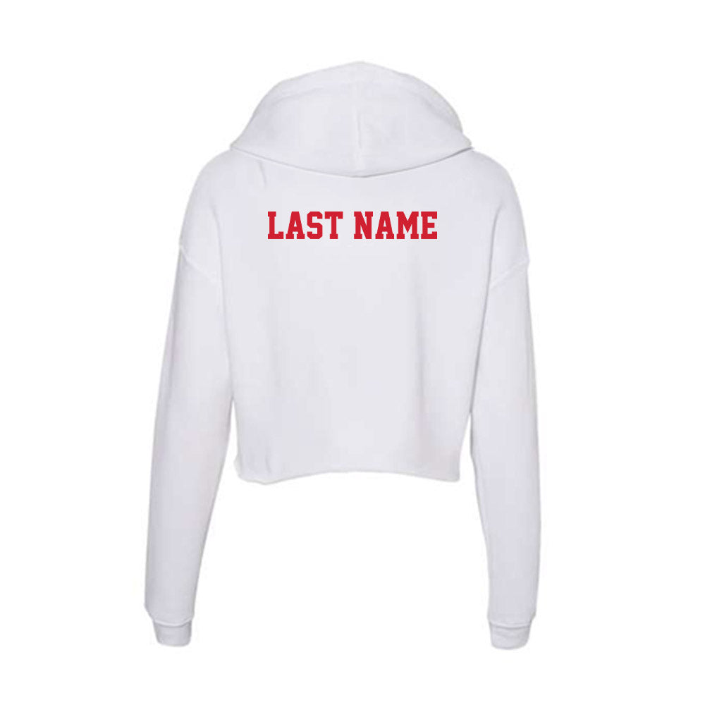 Fresno State - NCAA Cheerleading : Haley Smith - Women's Crop Fleece Hoodie-1