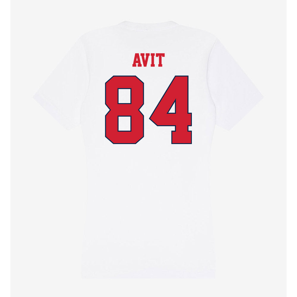 Fresno State - NCAA Football : Ezekiel Avit - Women's V-Neck T-Shirt-1