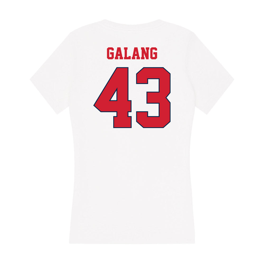 Fresno State - NCAA Baseball : Jared Galang - Women's V-Neck T-Shirt-1