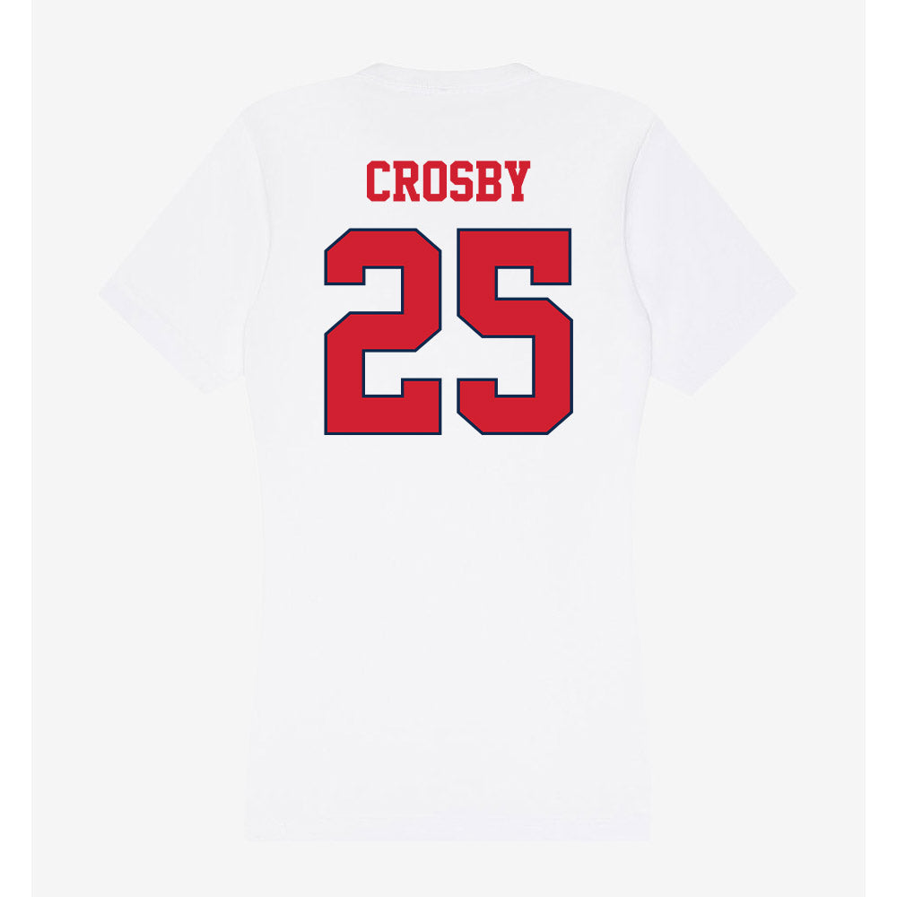 Fresno State - NCAA Softball : Jayda Crosby - Women's V-Neck T-Shirt-1