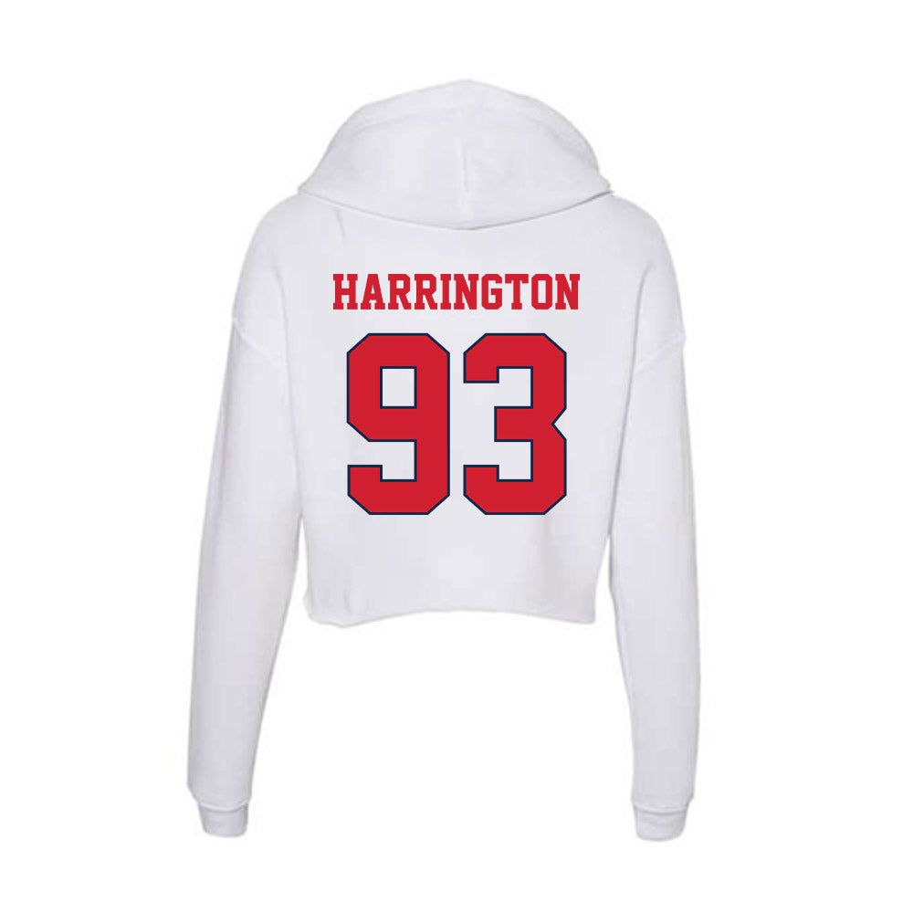 Fresno State - NCAA Football : Bryson Harrington - Women's Crop Fleece Hoodie-1