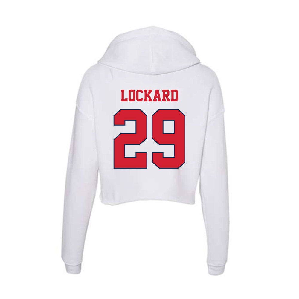 Fresno State - NCAA Football : Franklin Lockard - Women's Crop Fleece Hooded Sweatshirt-1