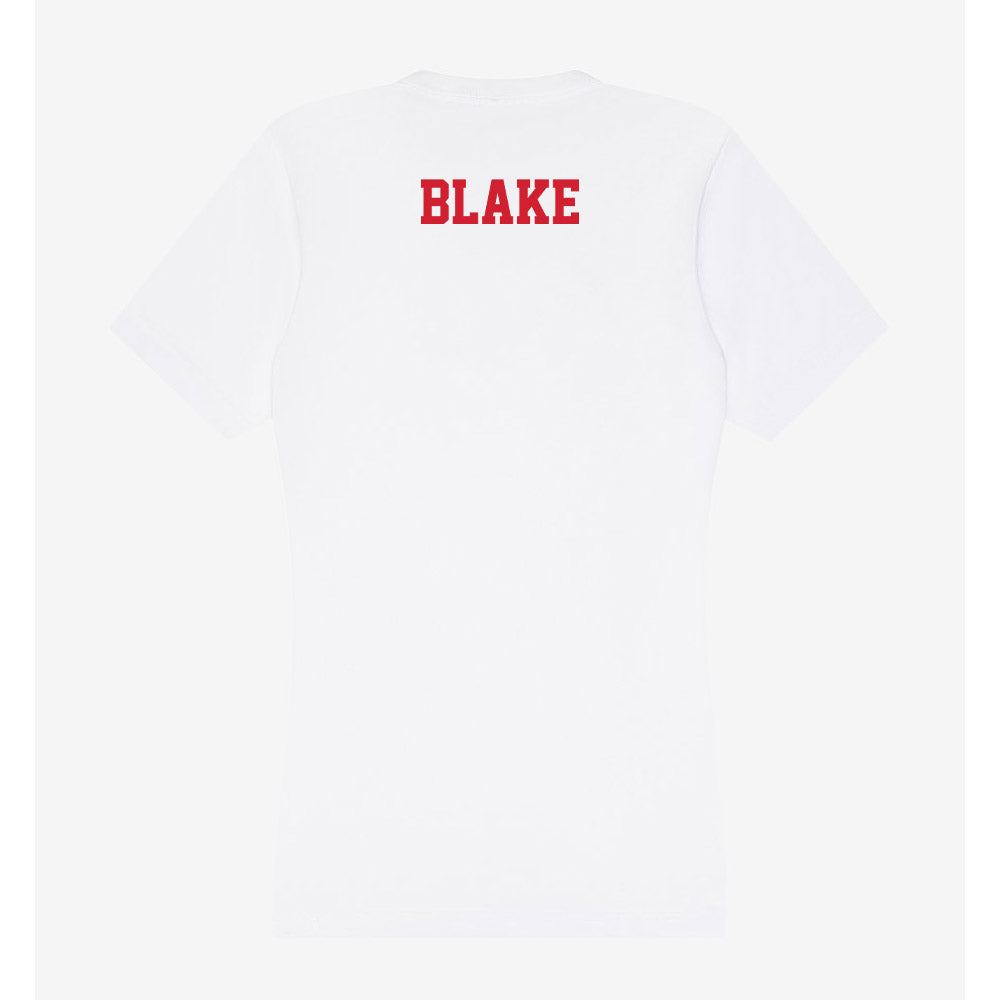 Fresno State - NCAA Women's Track & Field : Samarra Blake - Women's V-Neck T-Shirt-1