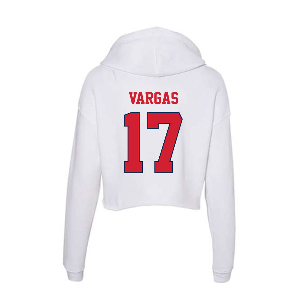 Fresno State - NCAA Softball : Gizella Vargas - Women's Crop Fleece Hoodie-1