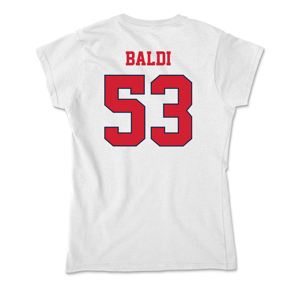 Fresno State - NCAA Football : Jack Baldi - Soft Style Women’s T-Shirt-1