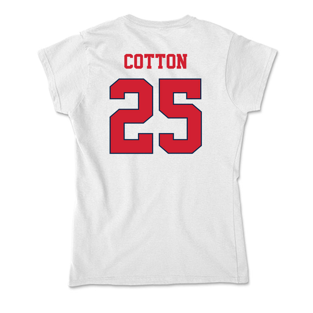 Fresno State - NCAA Football : Keynan Cotton - Soft Style Women’s T-Shirt-1