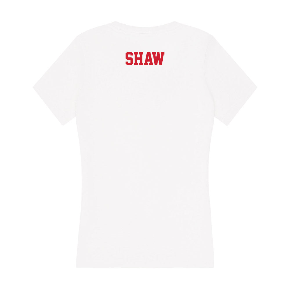 Fresno State - NCAA Cheerleading : Natalie Shaw - Women's V-Neck T-Shirt-1