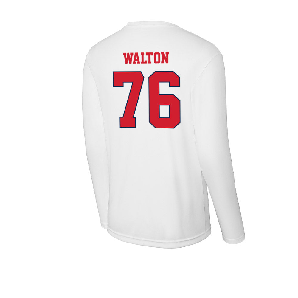 Fresno State - NCAA Football : Brayden Walton - Activewear Long Sleeve T-Shirt-1
