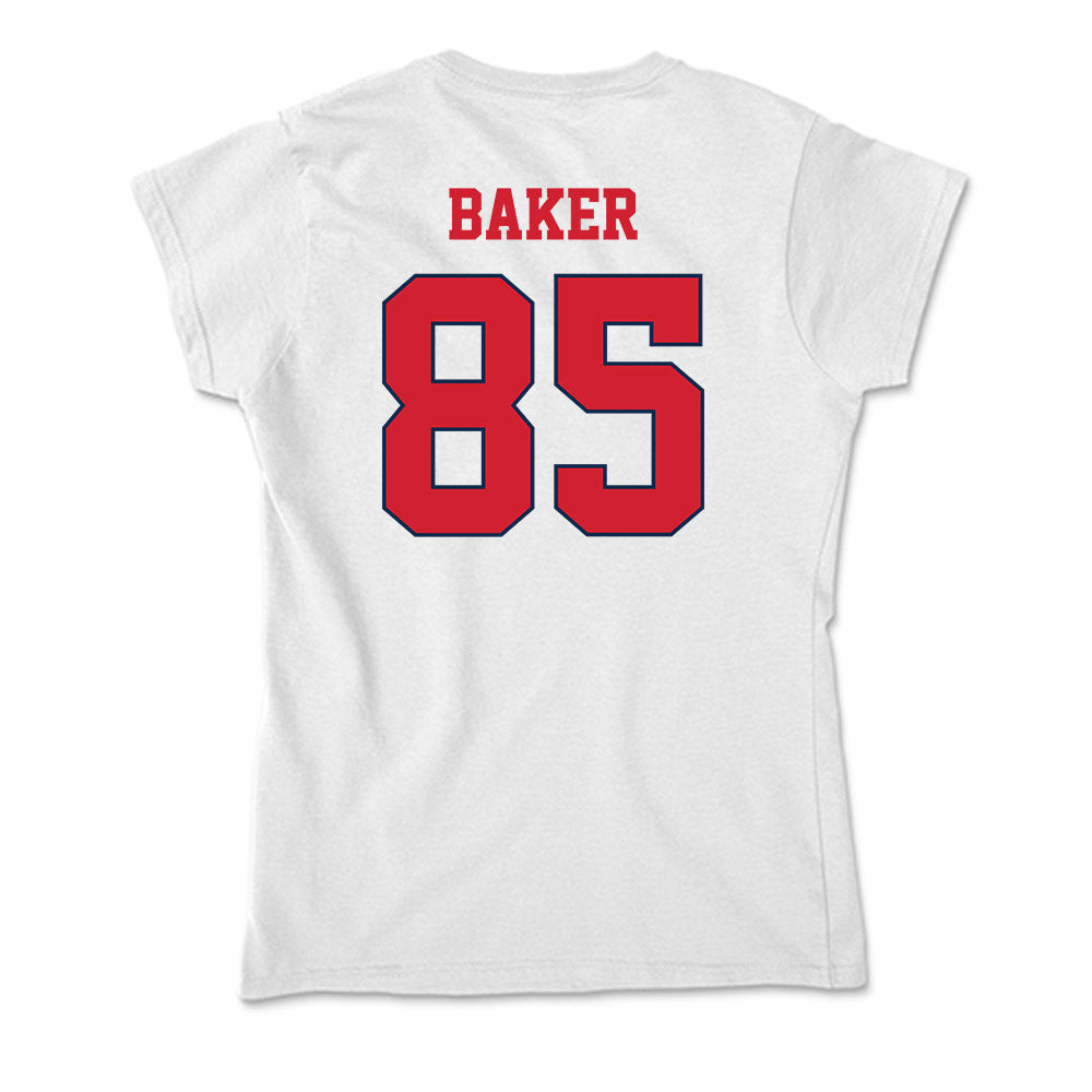 Fresno State - NCAA Football : Solomon Baker - Soft Style Women’s T-Shirt-1